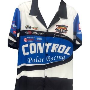 ROMWE Men's L Racing Shirt Graphic Short Sleeve Stylish Comfort Lightweight
